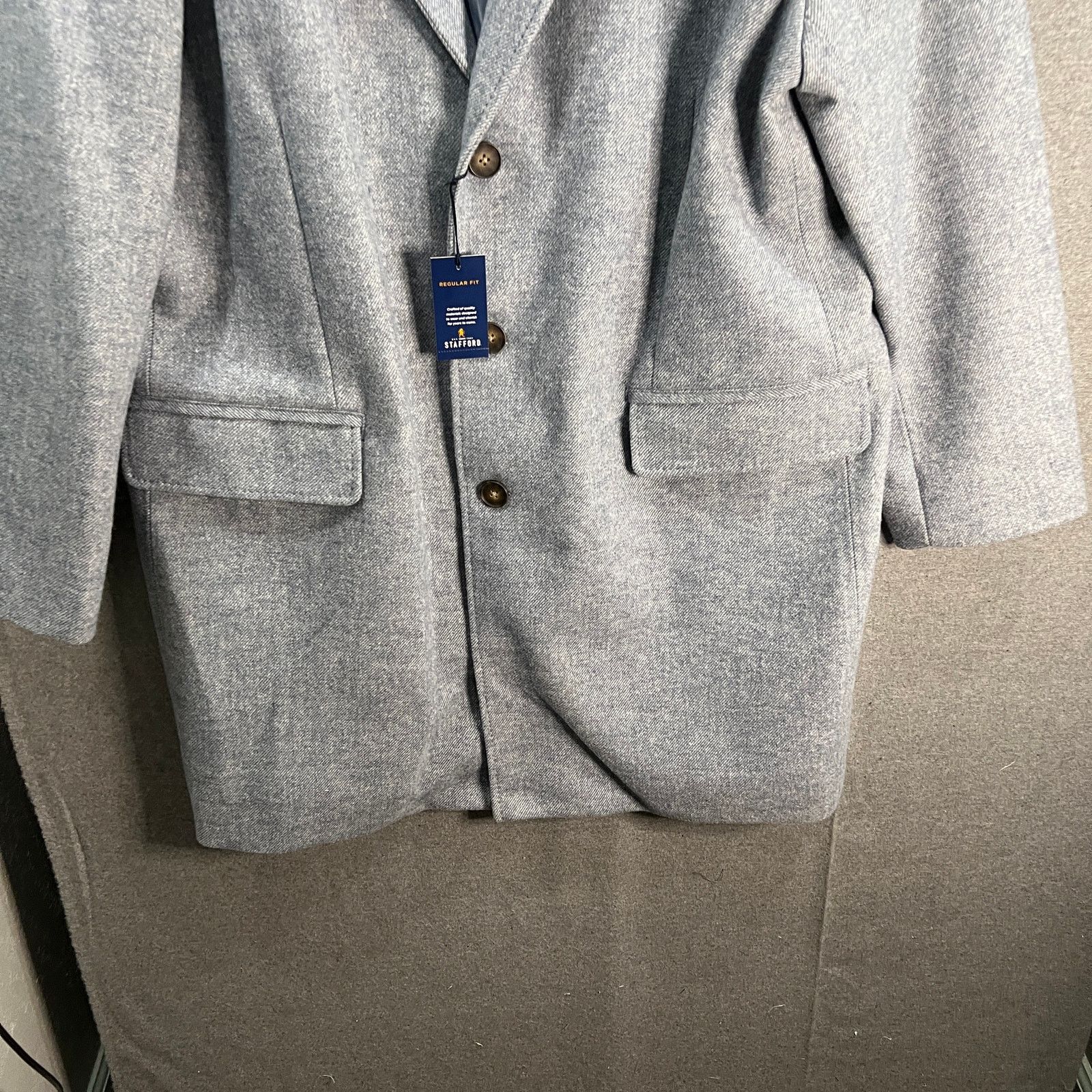 Other Stafford Mens Water Resistant Midweight Topcoat Size US XXL / EU 58 / 5 - 17 Thumbnail