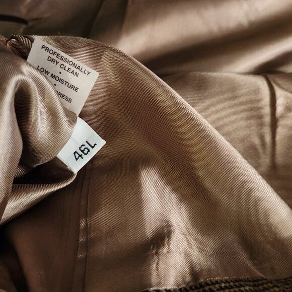 Hart Schaffner Marx hart schaffner marx men's silk linen sport coat blazer 46L Size 46L - 5 Thumbnail