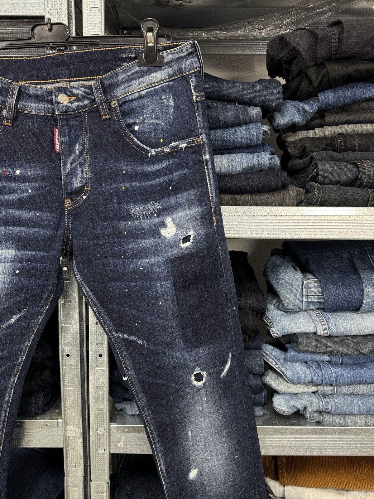 Dsquared2 Dsquared2 Skinny Dan Jean Distressed Jeans Size 46 Size US 30 / EU 46 - 4 Thumbnail
