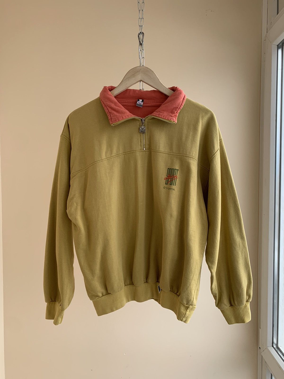 Vintage Trigema Sport Collection Half Zip Pullover Sweatshirt 70-80s Size US L / EU 52-54 / 3 - 1 Thumbnail