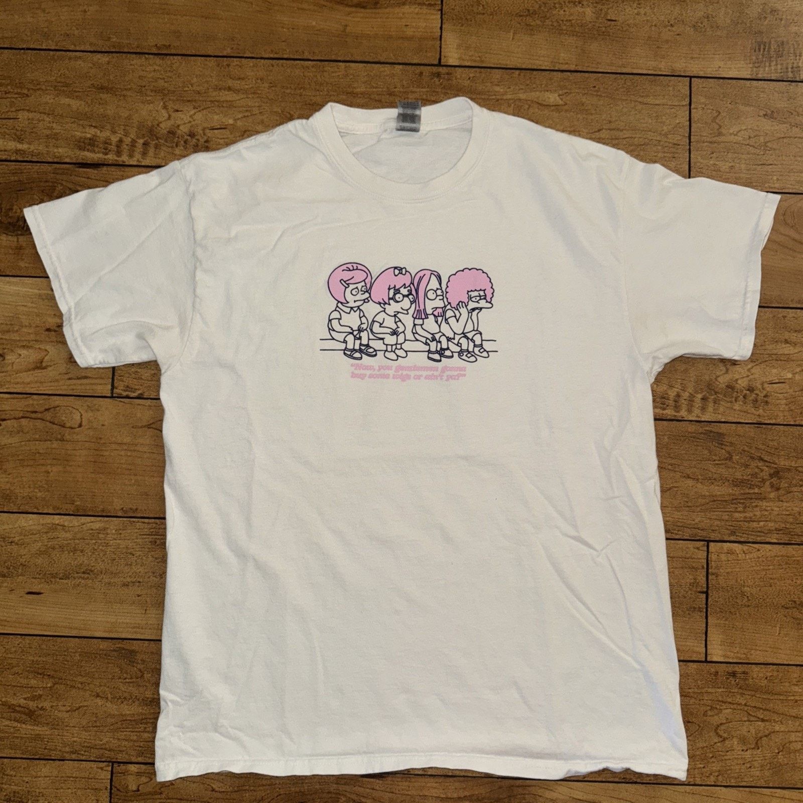 The Simpsons × Vintage The Simpson BART And Friends T-Shirt Large 21x27 Size US L / EU 52-54 / 3 - 1 Thumbnail