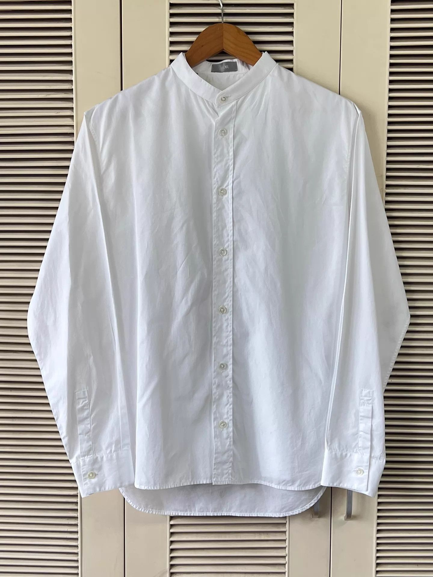Dior White Long Sleeve Button-Up Shirt XS Size US XS / EU 42 / 0 - 1 Thumbnail