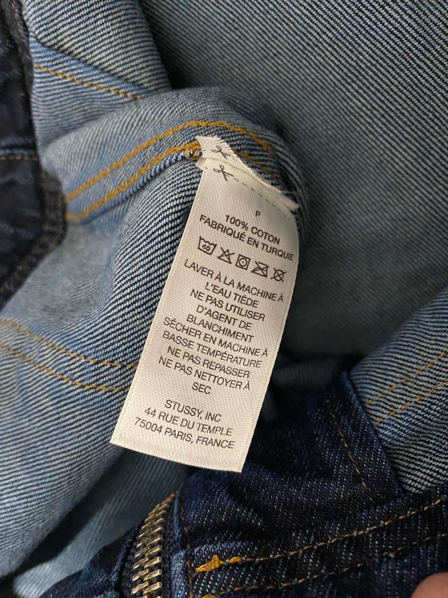 Stussy Zip Work Denim City Link Jacket Size US S / EU 44-46 / 1 - 6 Thumbnail