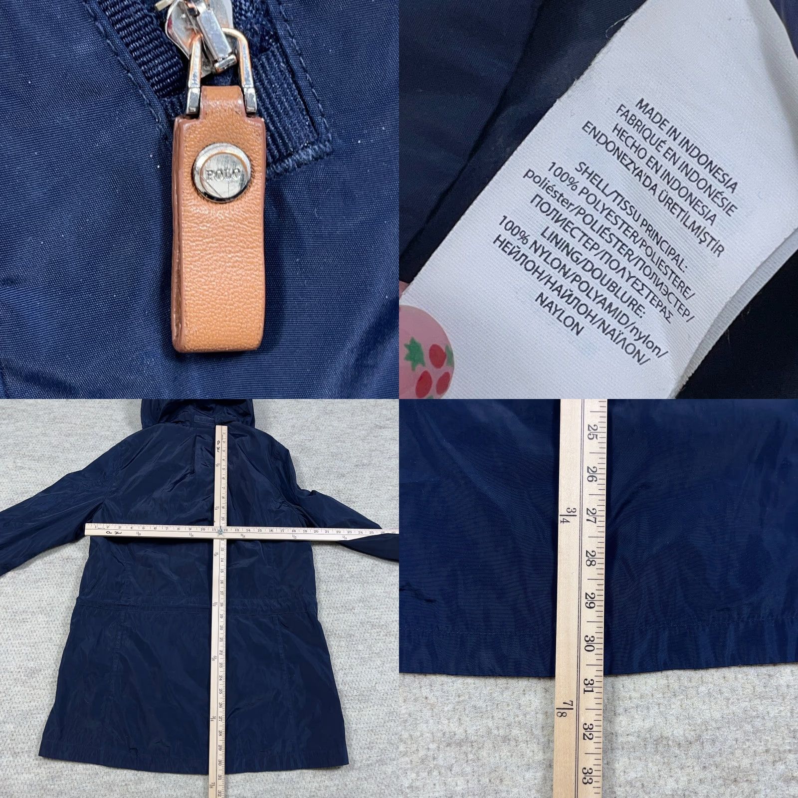 Ralph Lauren Ralph Lauren Polo Golf Jacket Women Medium Navy Blue Windbreaker Rain Coat Hood Womens Size M / US 6-8 / IT 42-44 - 8 Thumbnail