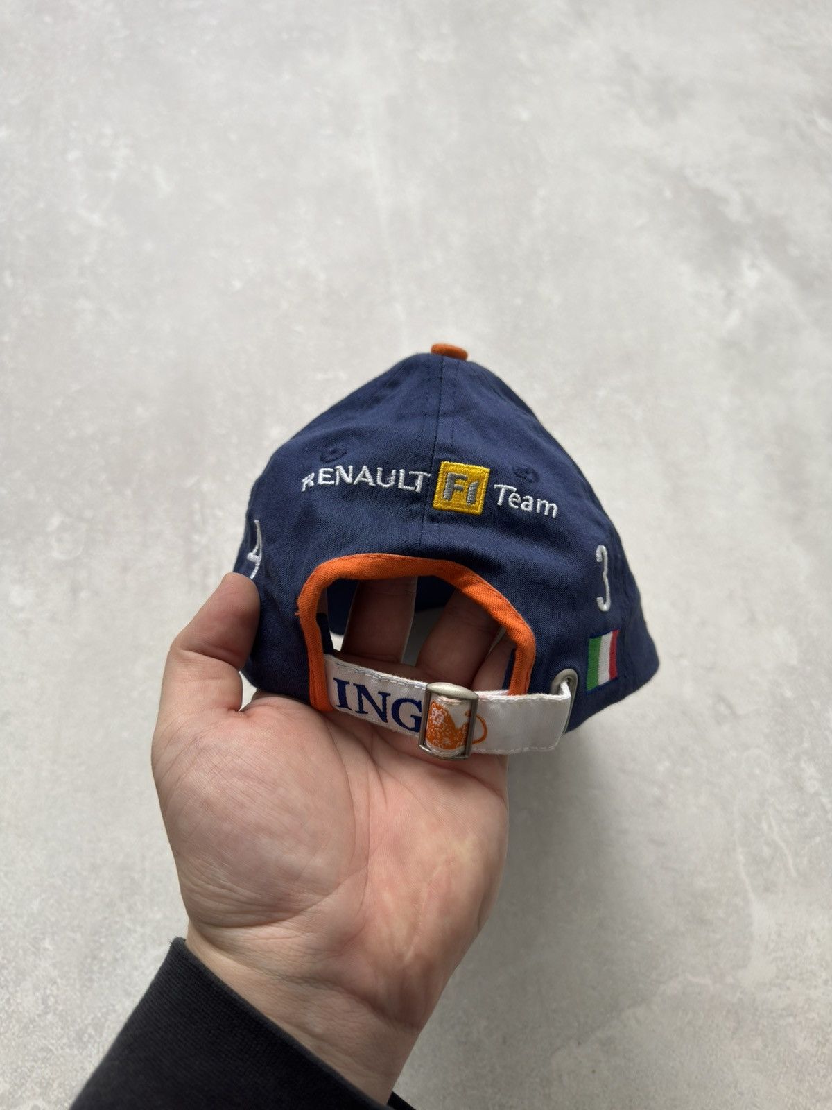 NASCAR Vintage ING Renault F1 Team Cap Racing Nascar Formula Uno Size ONE SIZE - 8 Thumbnail