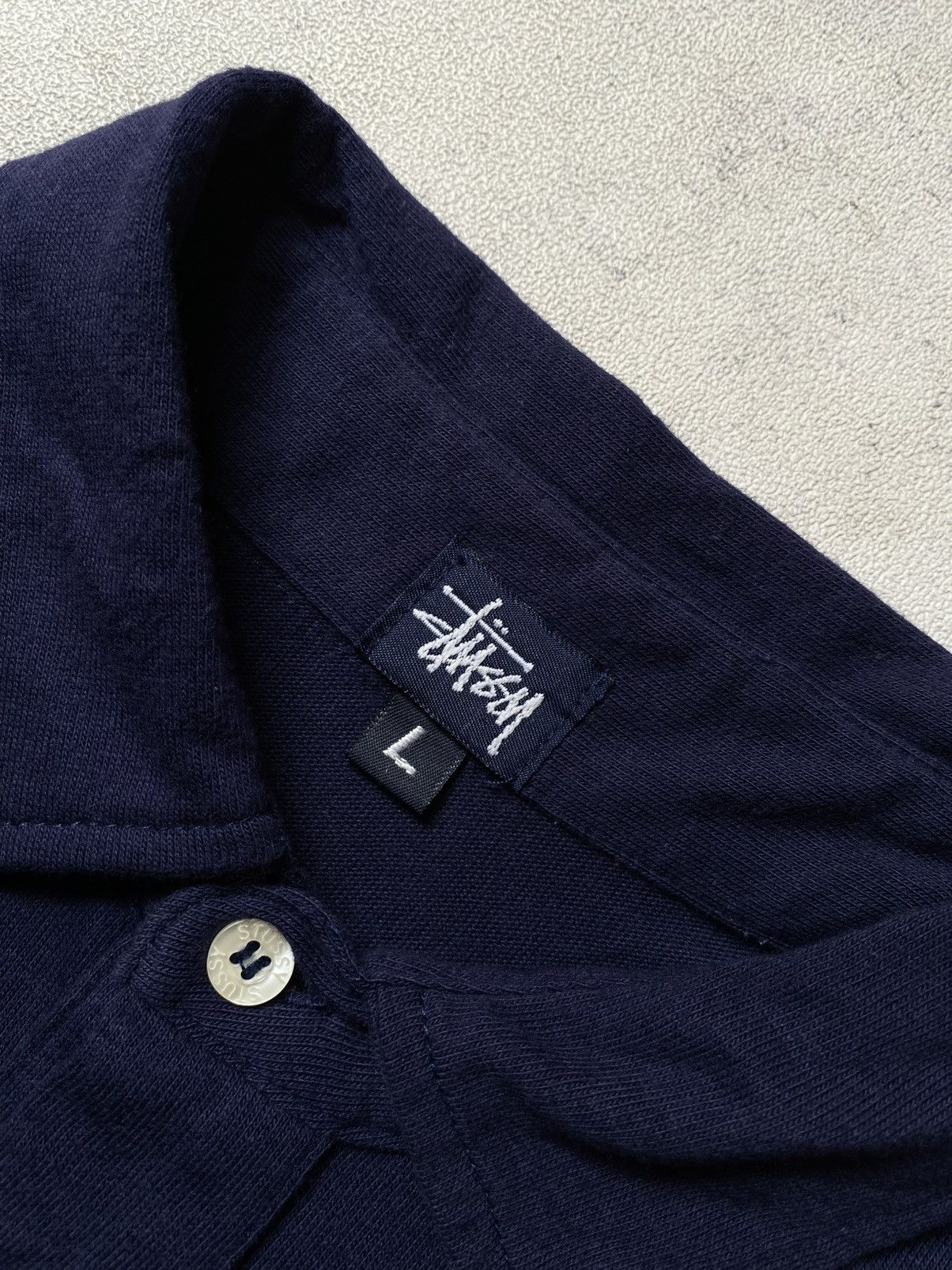 Stussy VTG 90s STUSSY POLO SHIRT Size US L / EU 52-54 / 3 - 6 Thumbnail