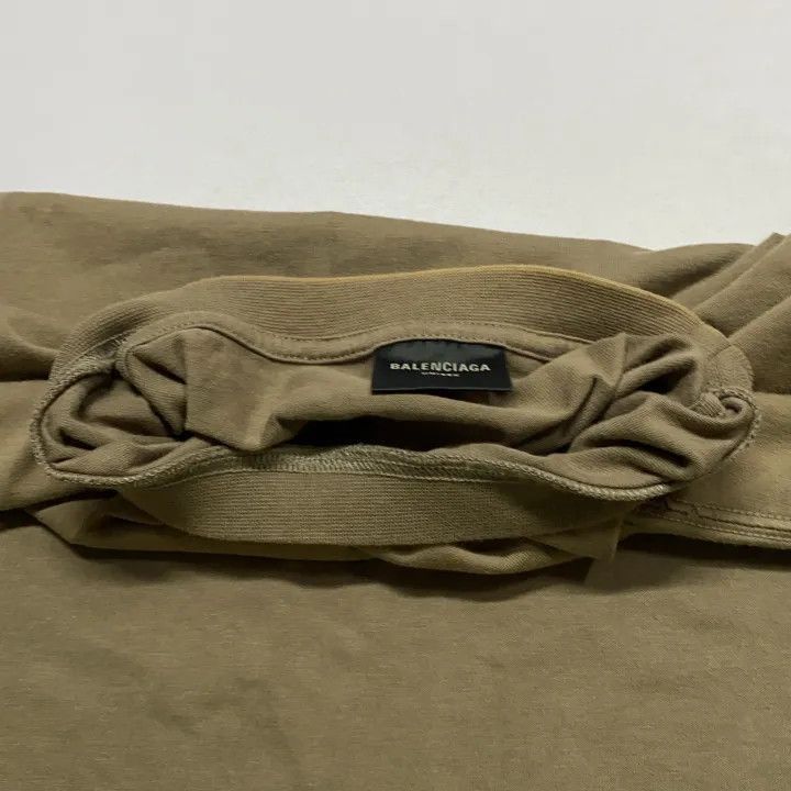 Balenciaga Balenciaga SS23 Distressed Logo Print T-Shirt 0079-2507 Size US XS / EU 42 / 0 - 8 Thumbnail