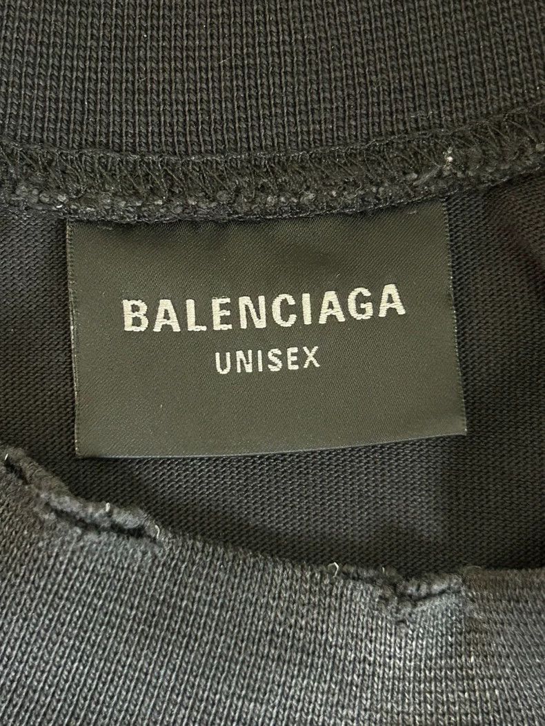 Balenciaga Balenciaga Short Sleeve Tee with Logo Size US S / EU 44-46 / 1 - 3 Thumbnail