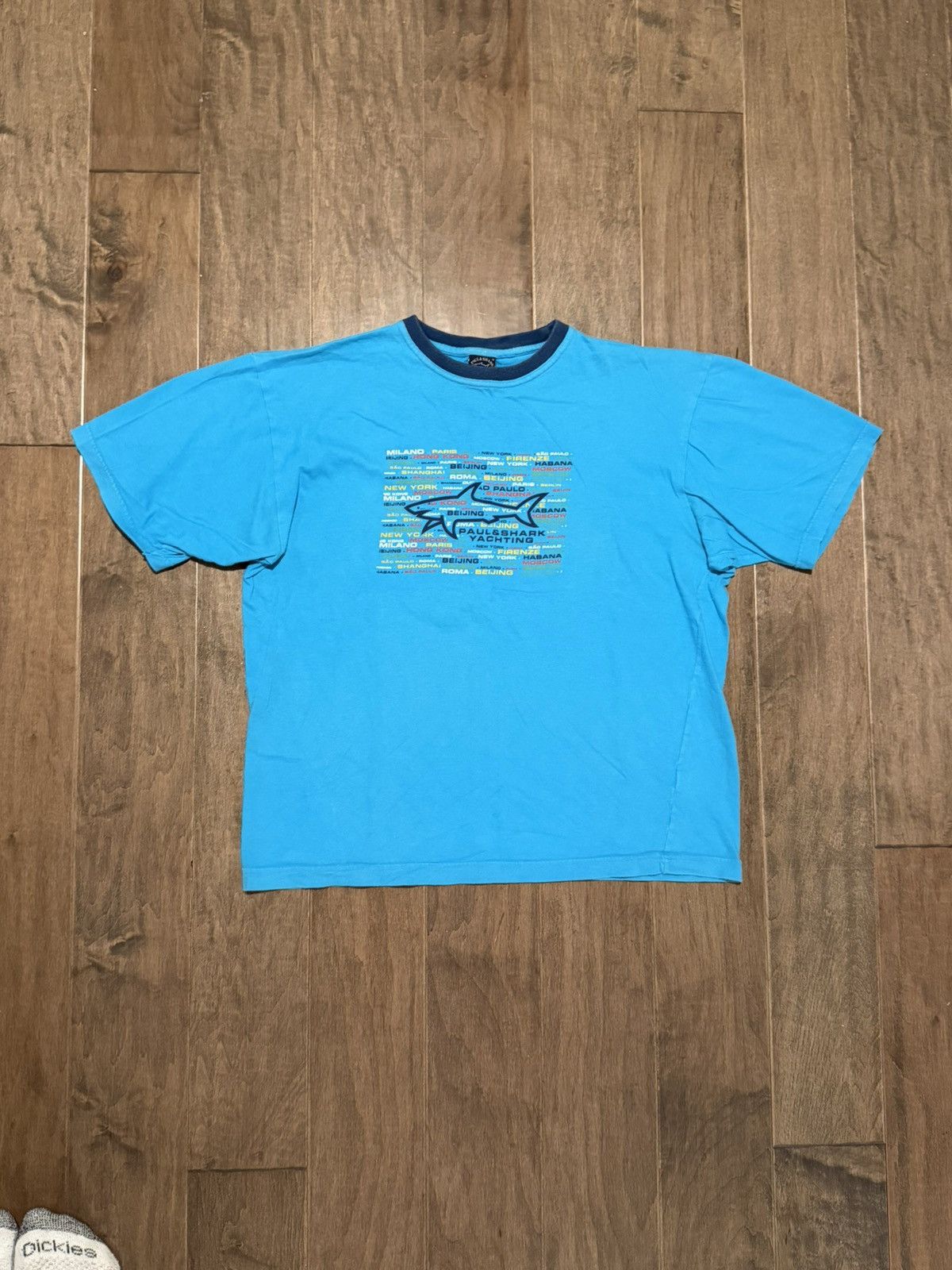 Paul & Shark Y2K Paul & Shark blue cities graphic tee made in italy Size US M / EU 48-50 / 2 - 2 Thumbnail