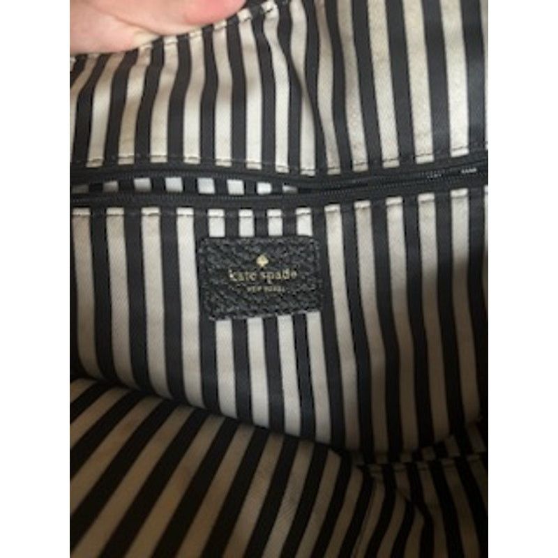 Kate Spade Kate Spade New York Black Leather Satchel Crossbody Bag Size ONE SIZE - 4 Thumbnail