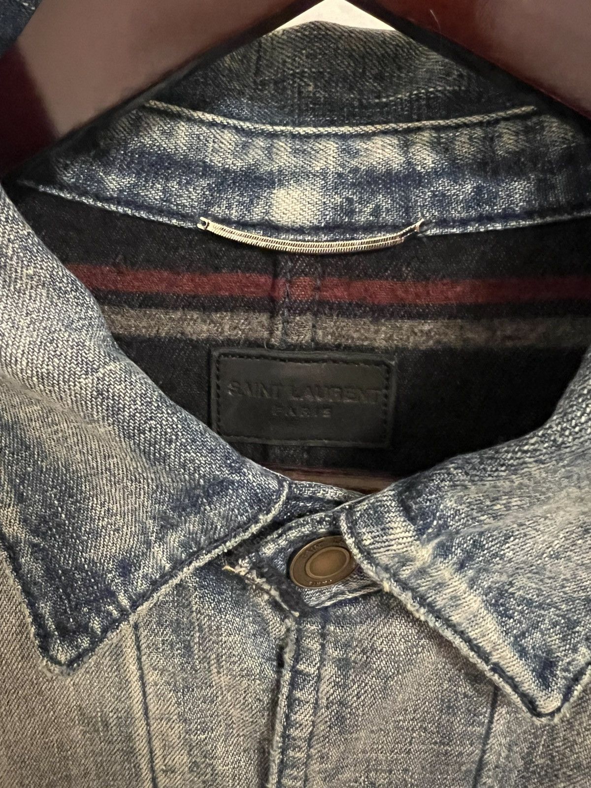 Saint Laurent Paris Saint Laurent 2020 Denim Jacket Size US XL / EU 56 / 4 - 3 Thumbnail