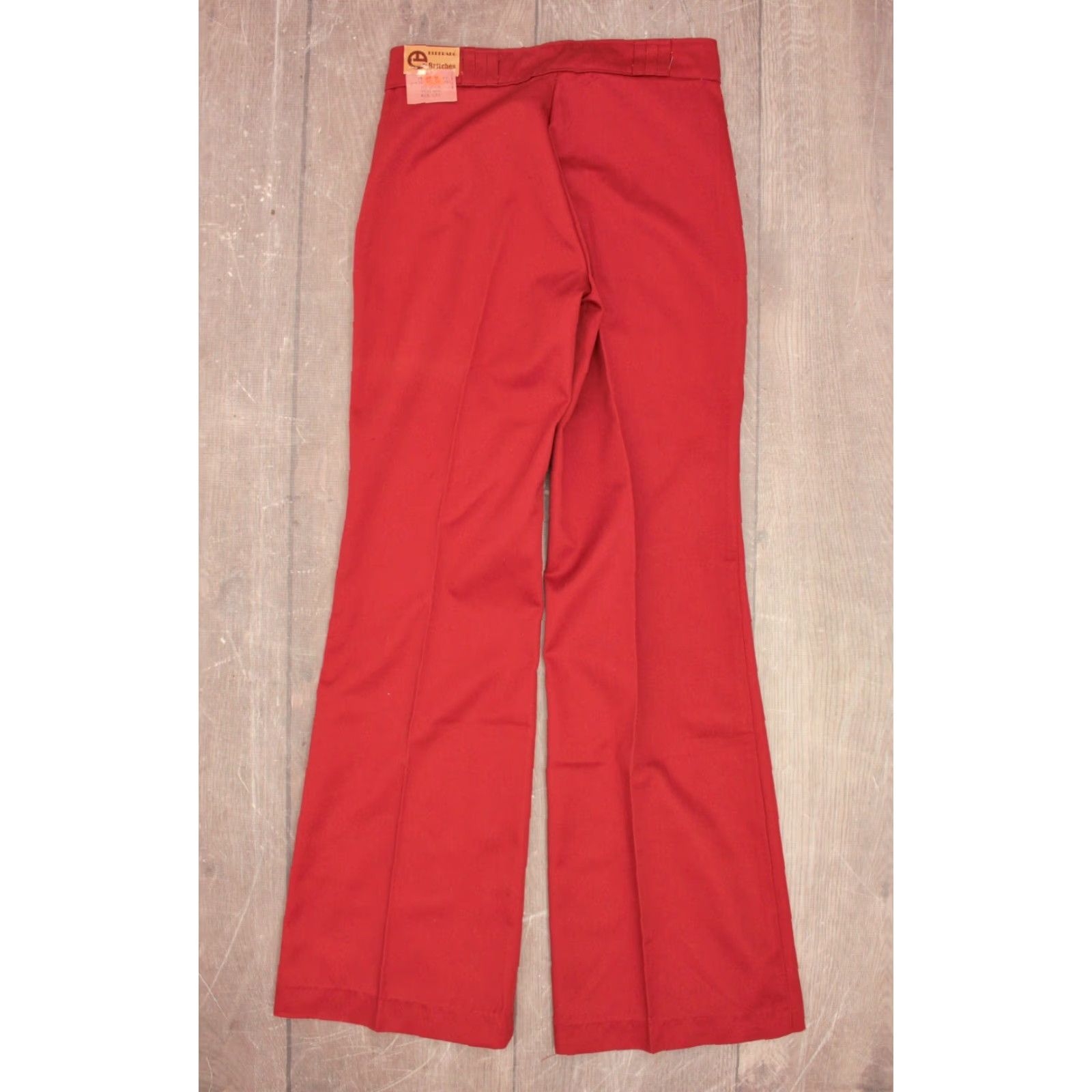 Vintage VINTAGE Eldorado Men's VTG 1970s NOS Red Polyester Bellbottoms Pants 28x31 Disco 70s Mens Size US 28 / EU 44 - 3 Thumbnail