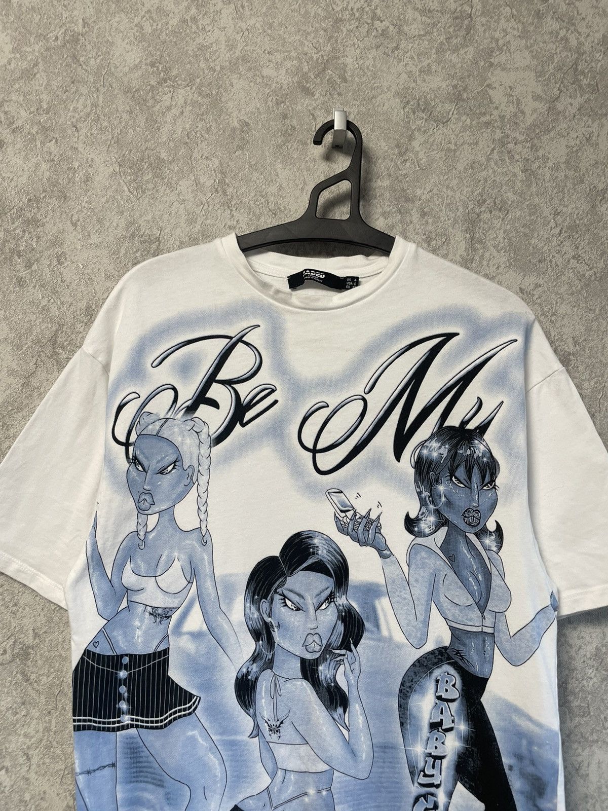 Jaded London Jaded London Be My Baby Girl Graffiti T-Shirt Y2K Size US L / EU 52-54 / 3 - 2 Thumbnail