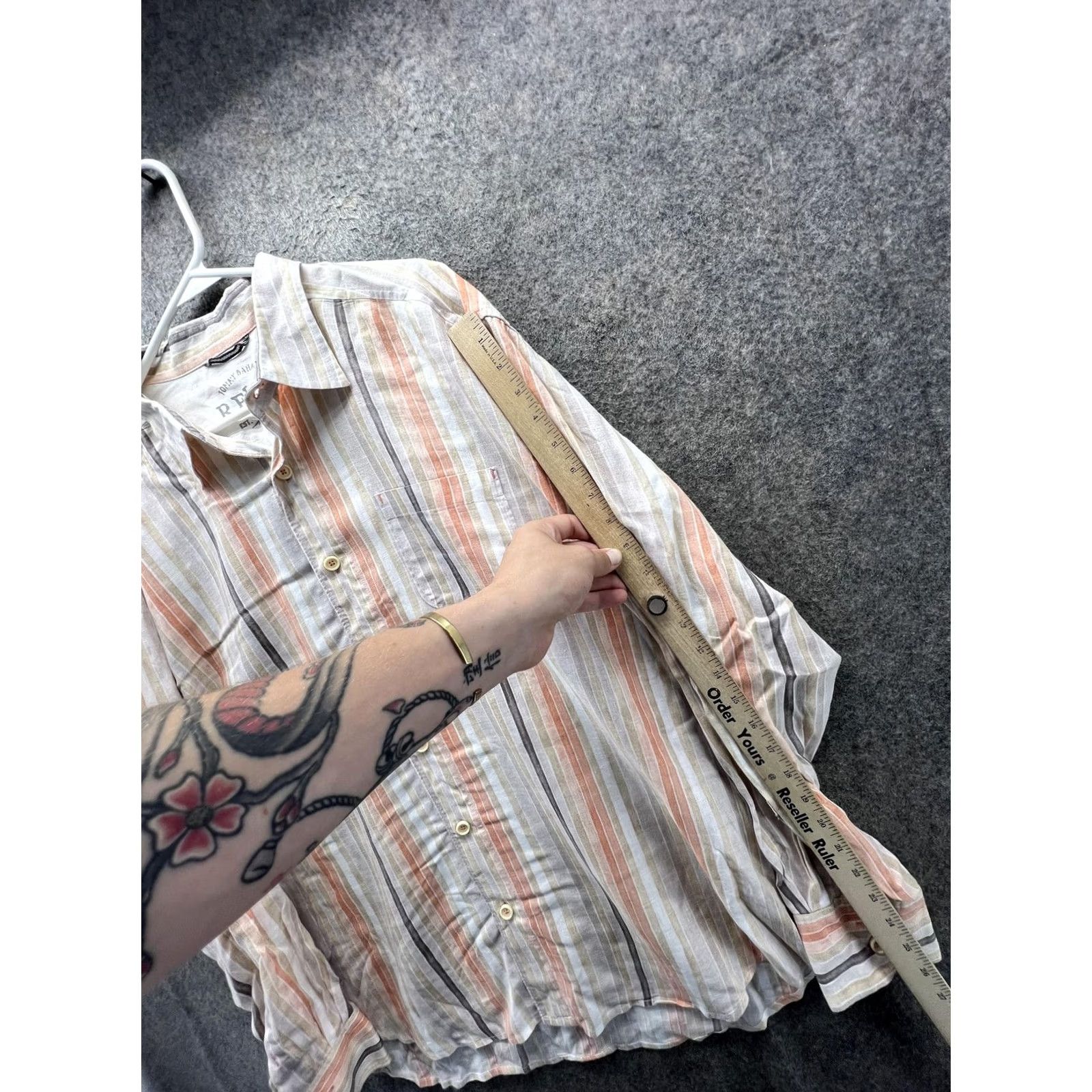 Tommy Bahama Tommy Bahama Shirt Mens XL Multicolor Stripe Long Sleeve Linen Button Front Size US XL / EU 56 / 4 - 6 Thumbnail
