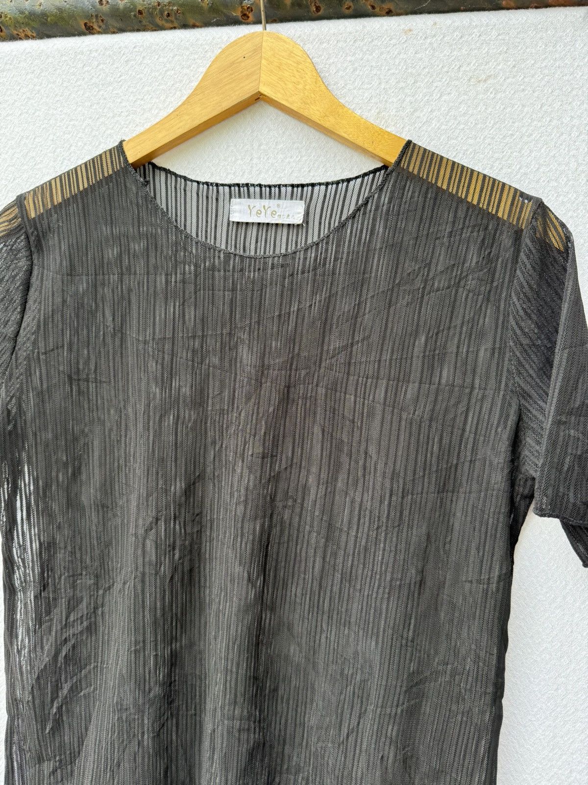 Japanese Brand Yeye knitted mesh striped Size US S / EU 44-46 / 1 - 4 Thumbnail