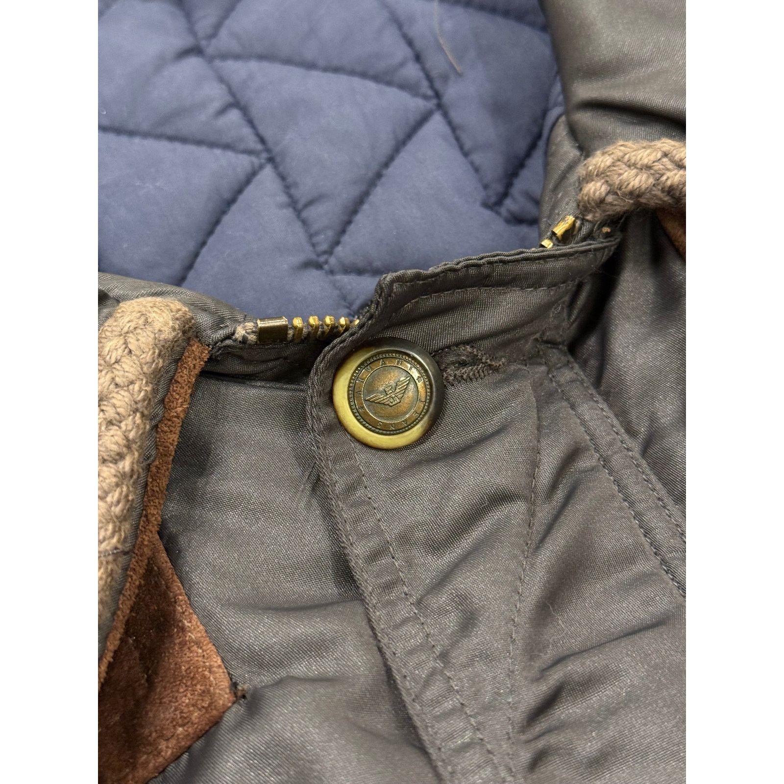 Giorgio Armani 1990s Emporio Armani aviator oversized bomber jacket Size US L / EU 52-54 / 3 - 7 Thumbnail