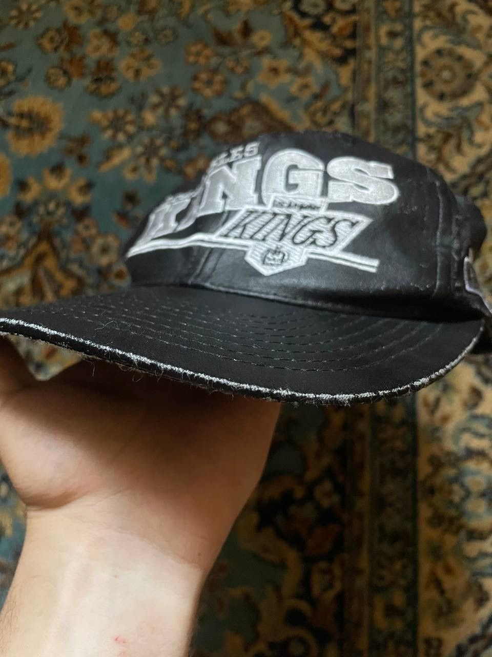 Leather × NHL × Vintage Los Angeles Kings leather cap nfl sportswear Size ONE SIZE - 9 Thumbnail