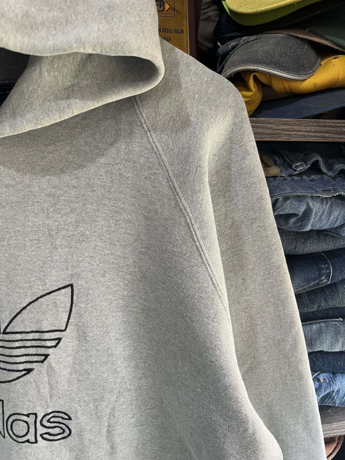 Adidas 🔥Vintage Adidas Trefoil Made in Usa Hoodies Size US XL / EU 56 / 4 - 6 Thumbnail