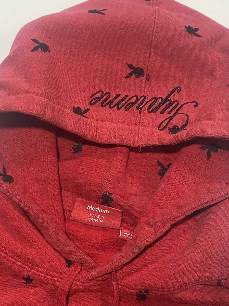 Supreme *RARE* Supreme Playboy Hooded Sweatshirt FW15 in Medium Size US M / EU 48-50 / 2 - 5 Thumbnail