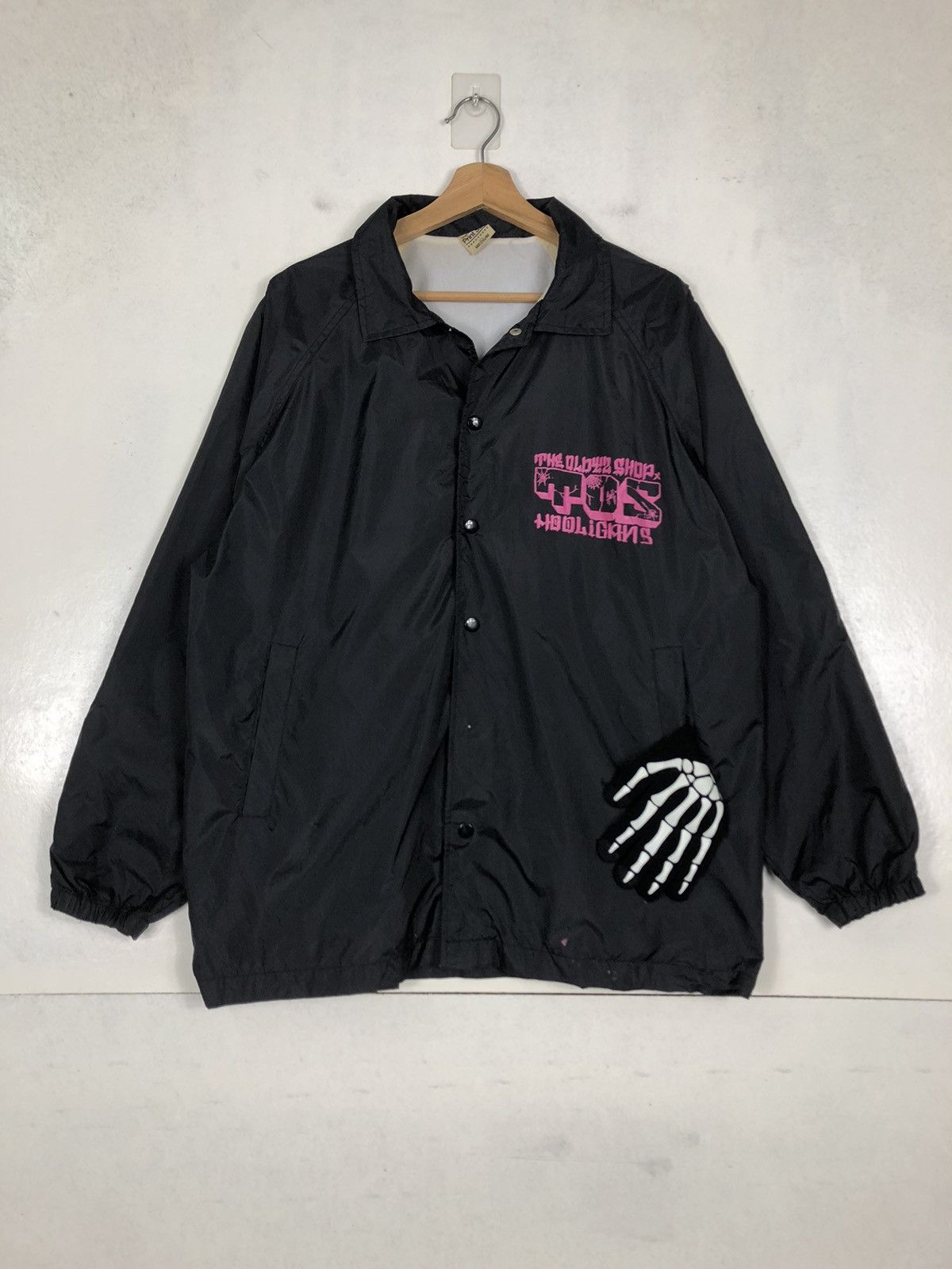 Japanese Brand 🔥90’s Vintage Hooligans Coach Jacket Spell Out Big Logo Size US M / EU 48-50 / 2 - 1 Thumbnail