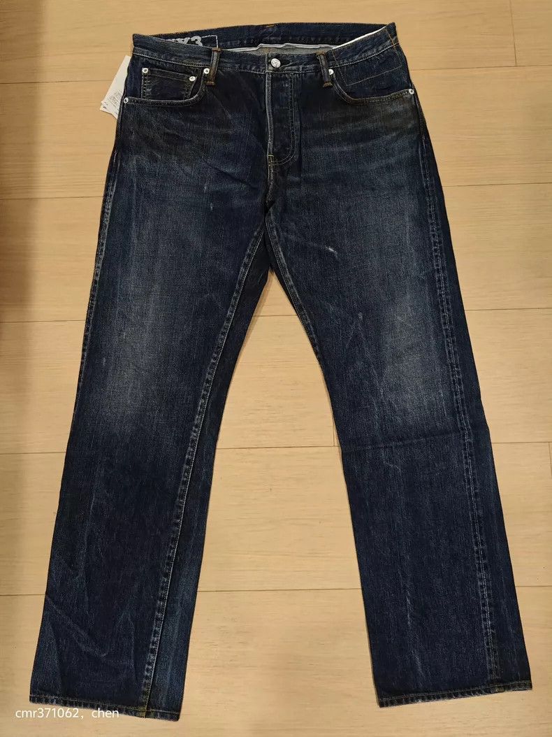 Visvim visvim Social Sculpture Dry Denim Pants Size US 26 / EU 42 - 1 Thumbnail