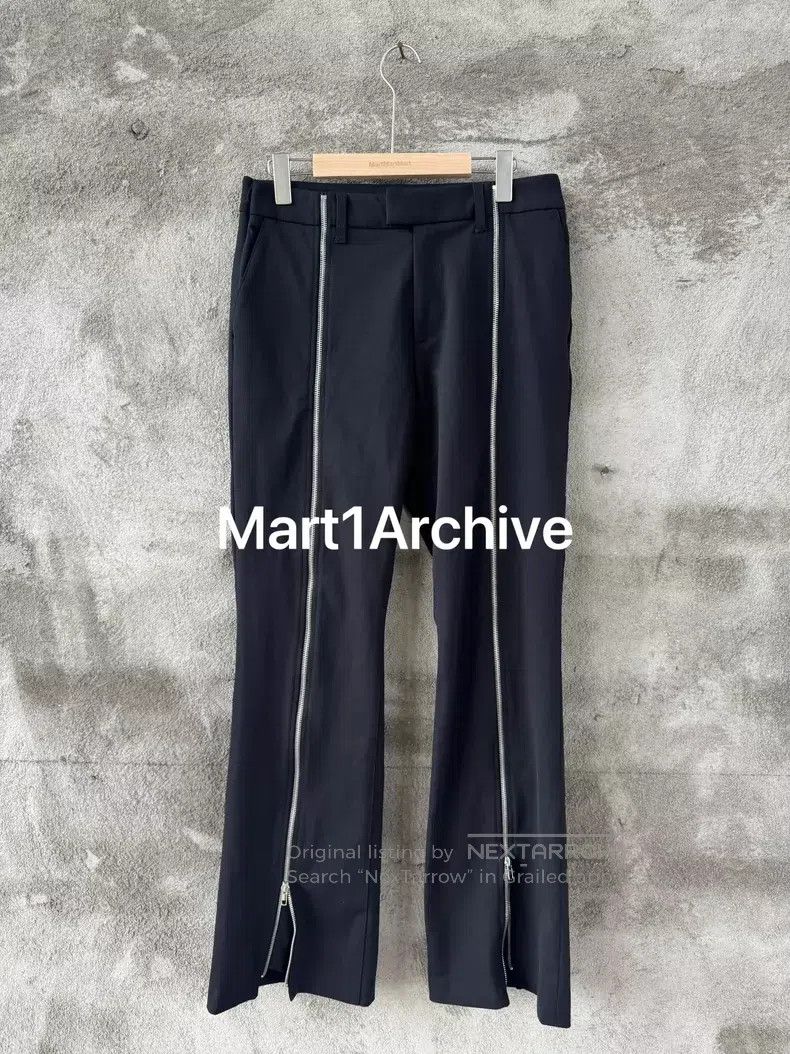 Martine Rose Martine Rose size L Double-zip twill dress pants Size US 27 - 1 Thumbnail