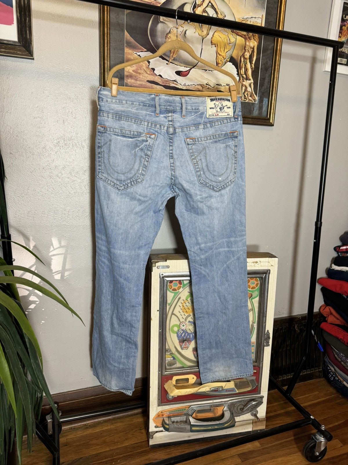 True Religion × Vintage True Religion Jeans Sz 36 x 32 Size US 36 / EU 52 - 5 Thumbnail