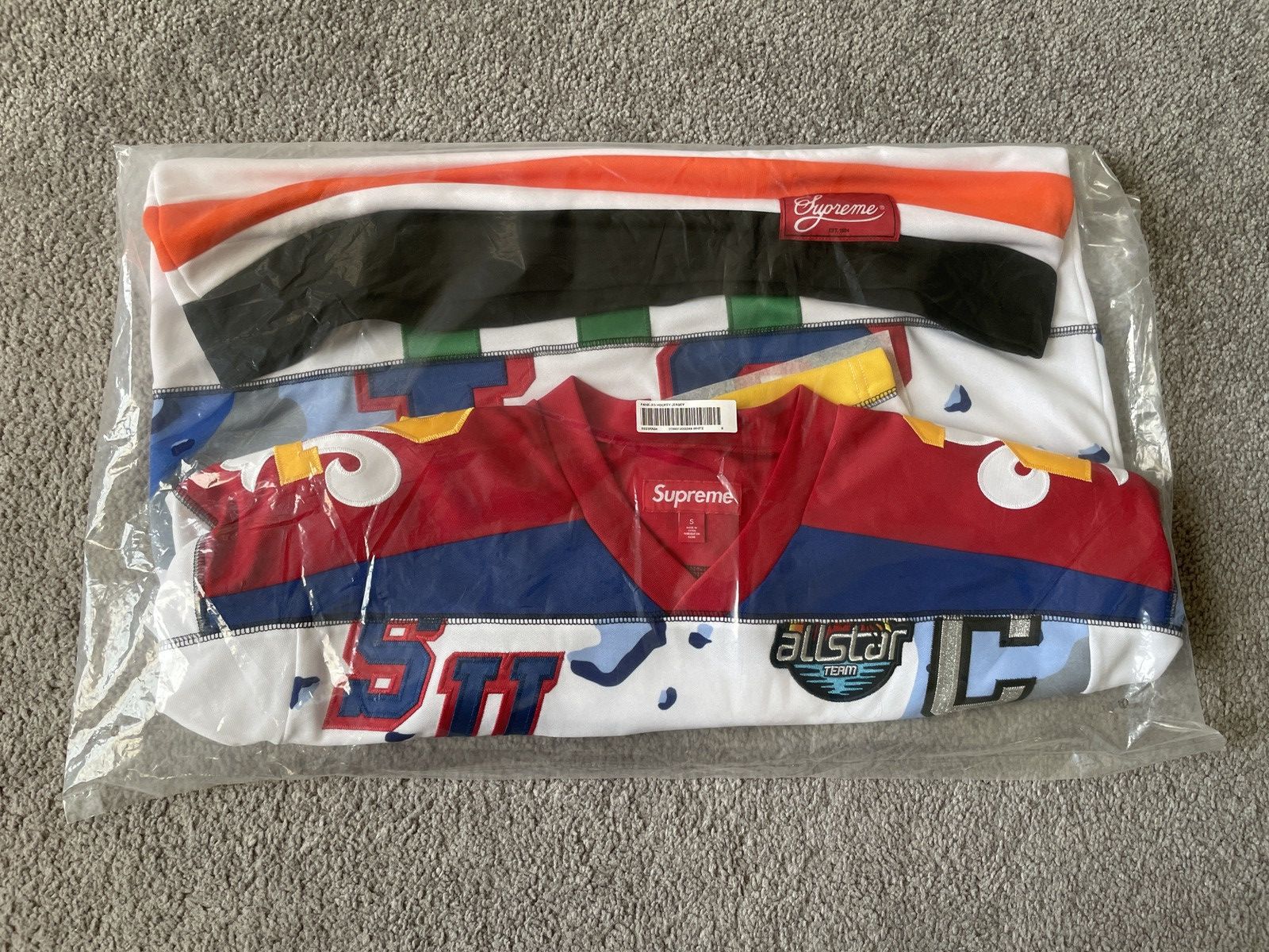 Supreme Supreme Panel Hockey Jersey White Small Size US S / EU 44-46 / 1 - 1 Thumbnail