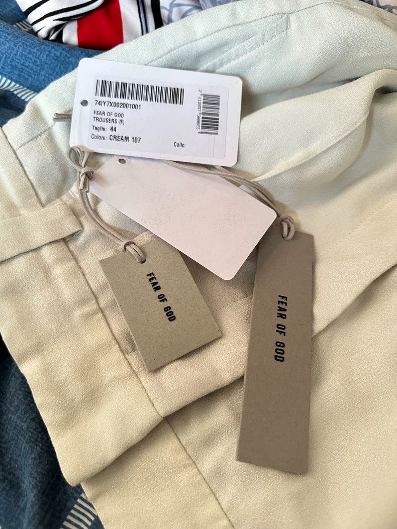 Fear of God Fear of God Milky white slacks Size US 28 / EU 44 - 8 Thumbnail