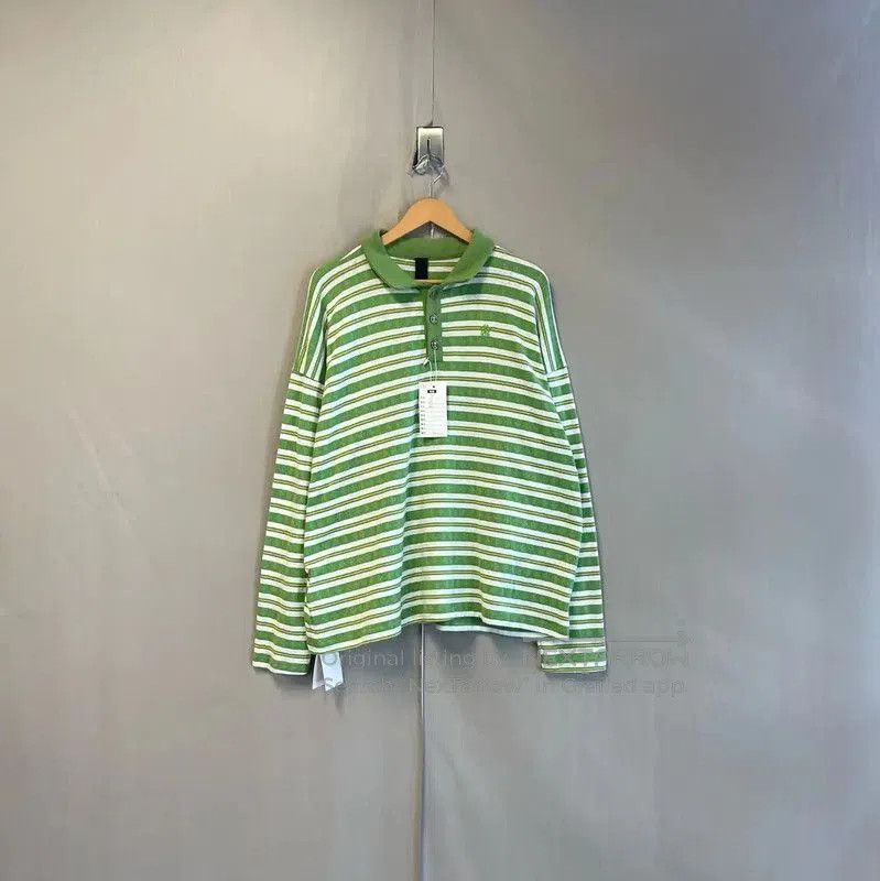 Chrome Hearts Chrome Hearts Green Striped Polo Shirt for Men . Size US L / EU 52-54 / 3 - 1 Thumbnail