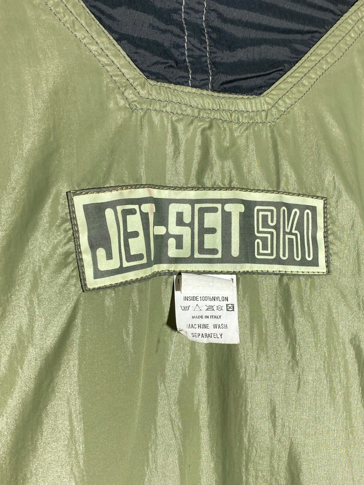 JET SET Vintage 90s Jet Set Ski Jacket Nylon Rare Black Size 3 Size US L / EU 52-54 / 3 - 23 Thumbnail