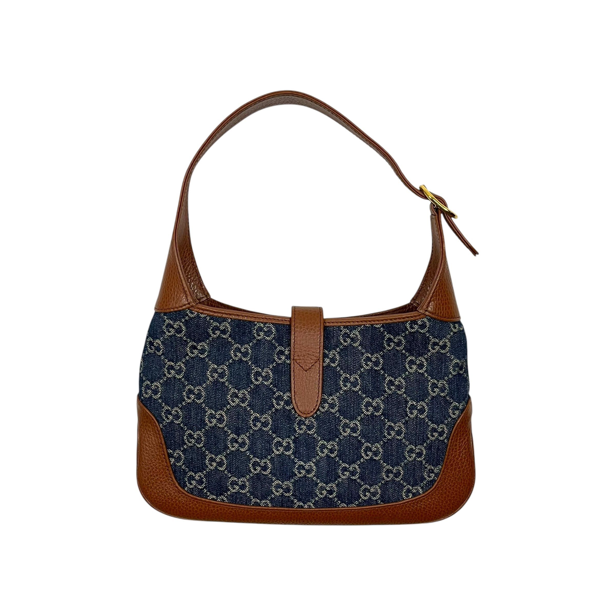 Gucci Gucci Jackie 1961 GG Denim Bag - O/S Size ONE SIZE - 4 Thumbnail