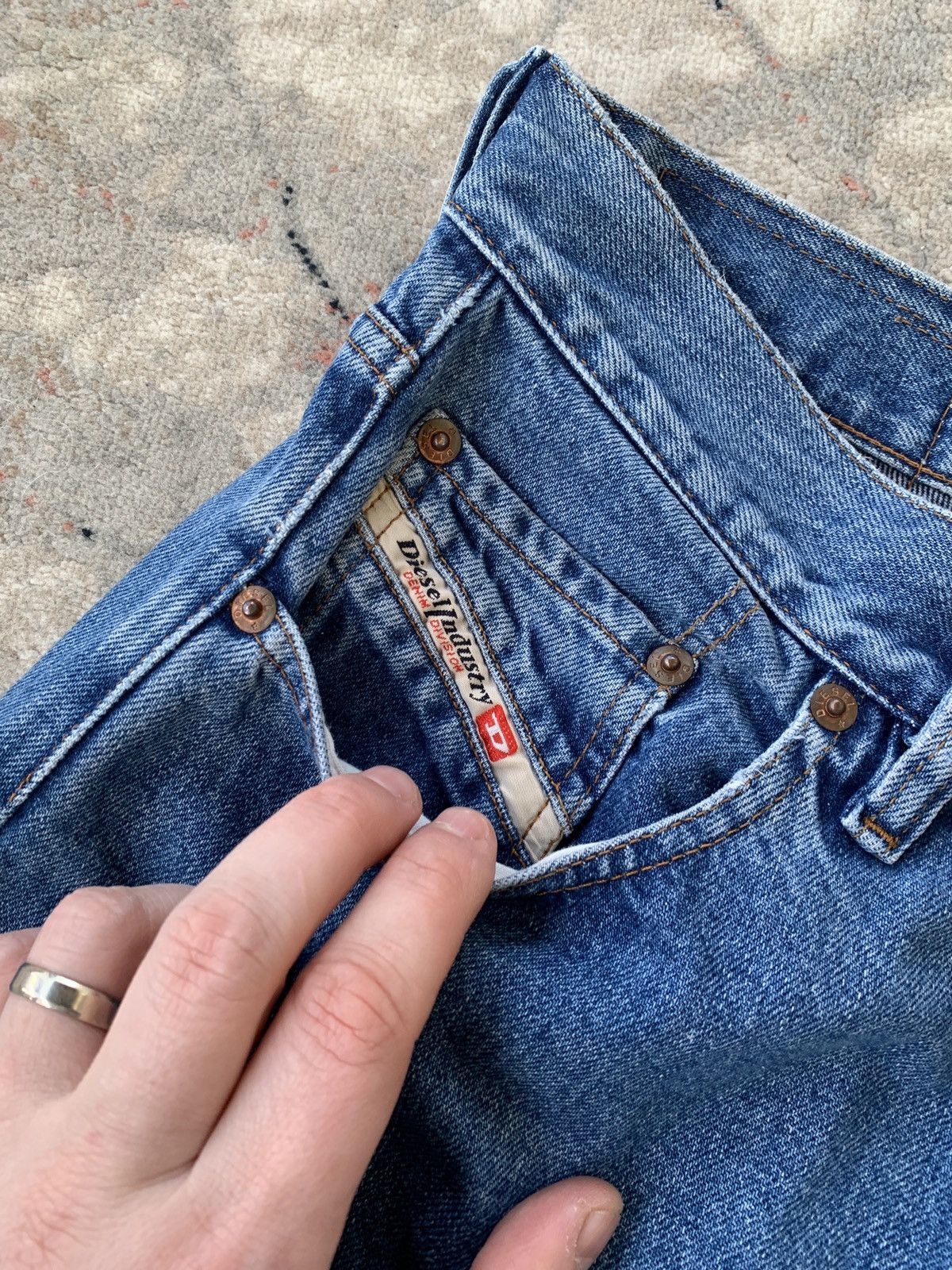 Diesel × Vintage Vintage Diesel Denim Pants Size US 31 - 3 Thumbnail