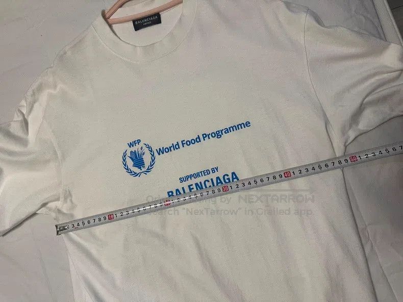 Balenciaga Balenciaga Logo Letter Printed Round Neck Short Sleeve T-S Size US XS / EU 42 / 0 - 9 Thumbnail