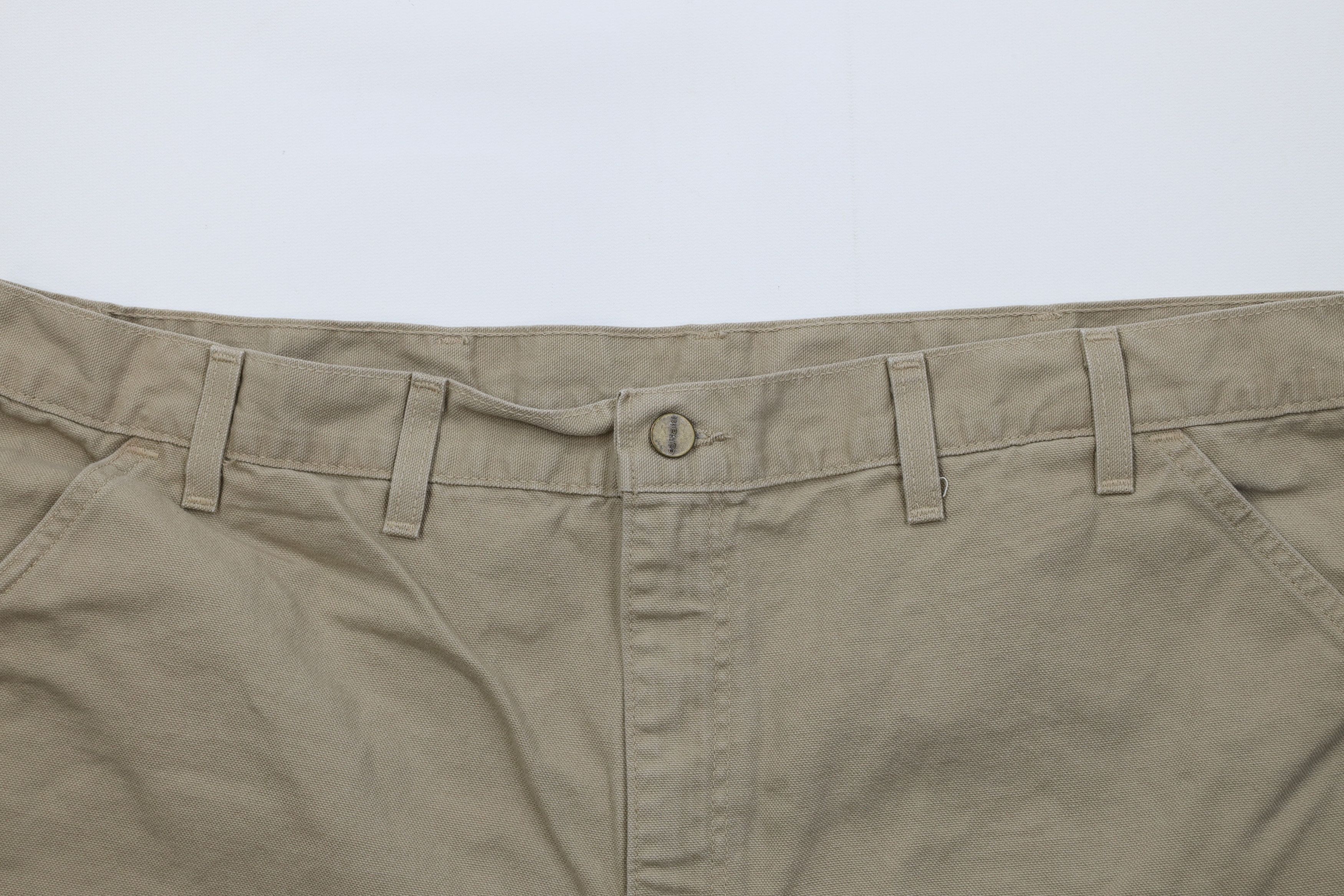 Carhartt Vintage Y2K 2000 Carhartt Above Knee Canvas Shorts Beige USA Size US 44 / EU 60 - 2 Thumbnail