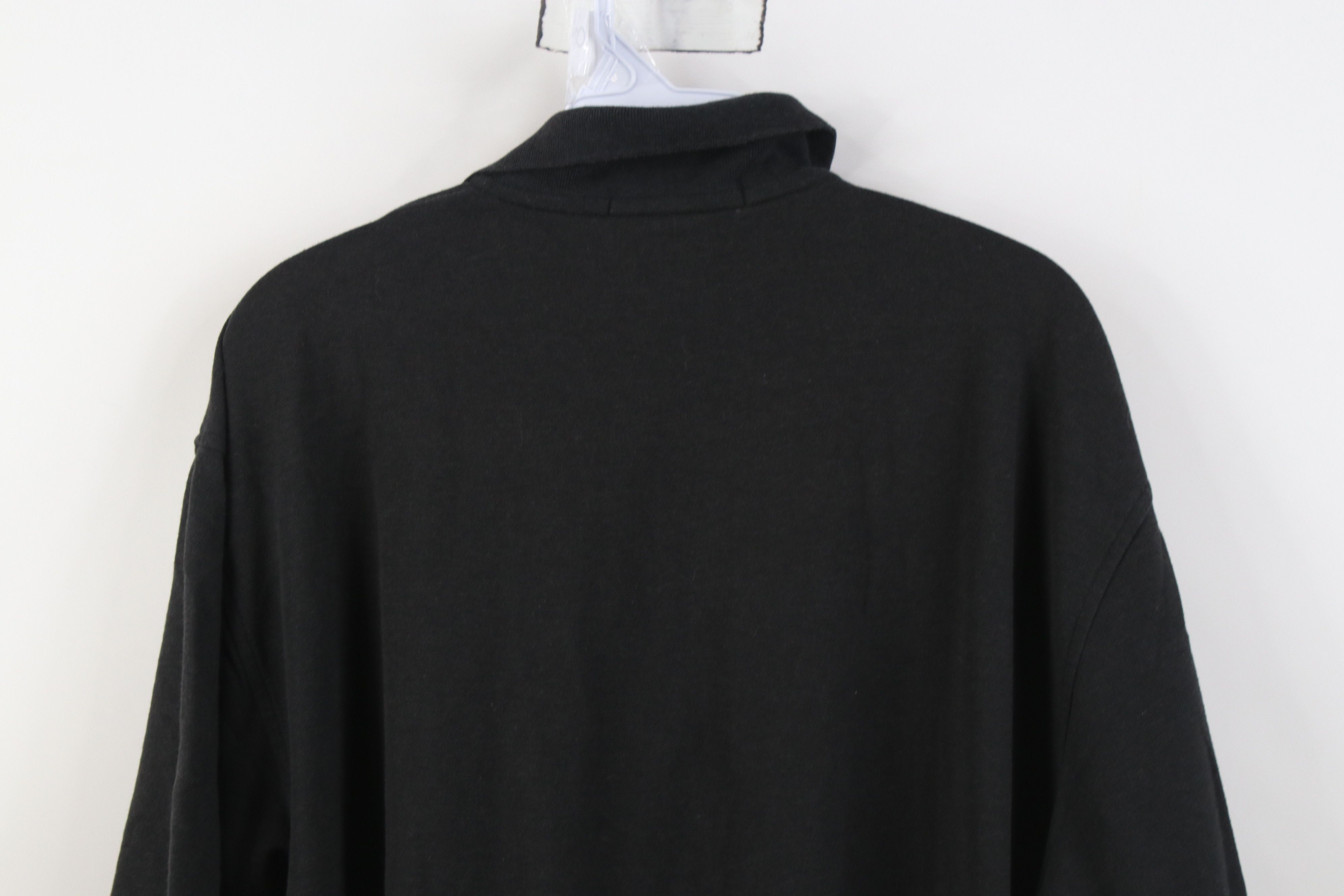 Vintage Vintage Yokohama OTR Tires Racing Knit Polo Shirt Black Size US XL / EU 56 / 4 - 13 Thumbnail