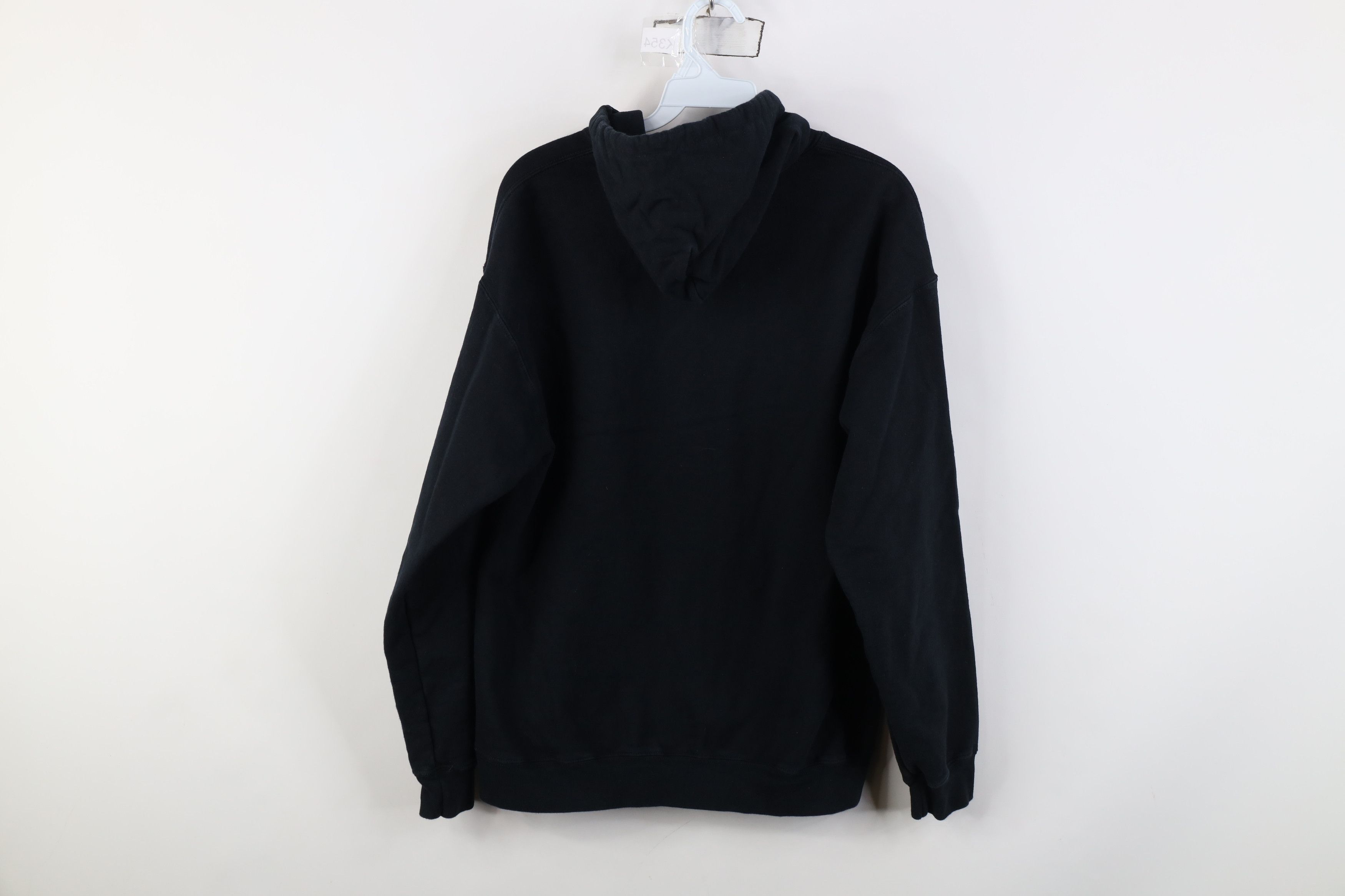 Vintage Vintage Y2K Streetwear Heavyweight Hoodie Sweatshirt Black Size US M / EU 48-50 / 2 - 10 Thumbnail