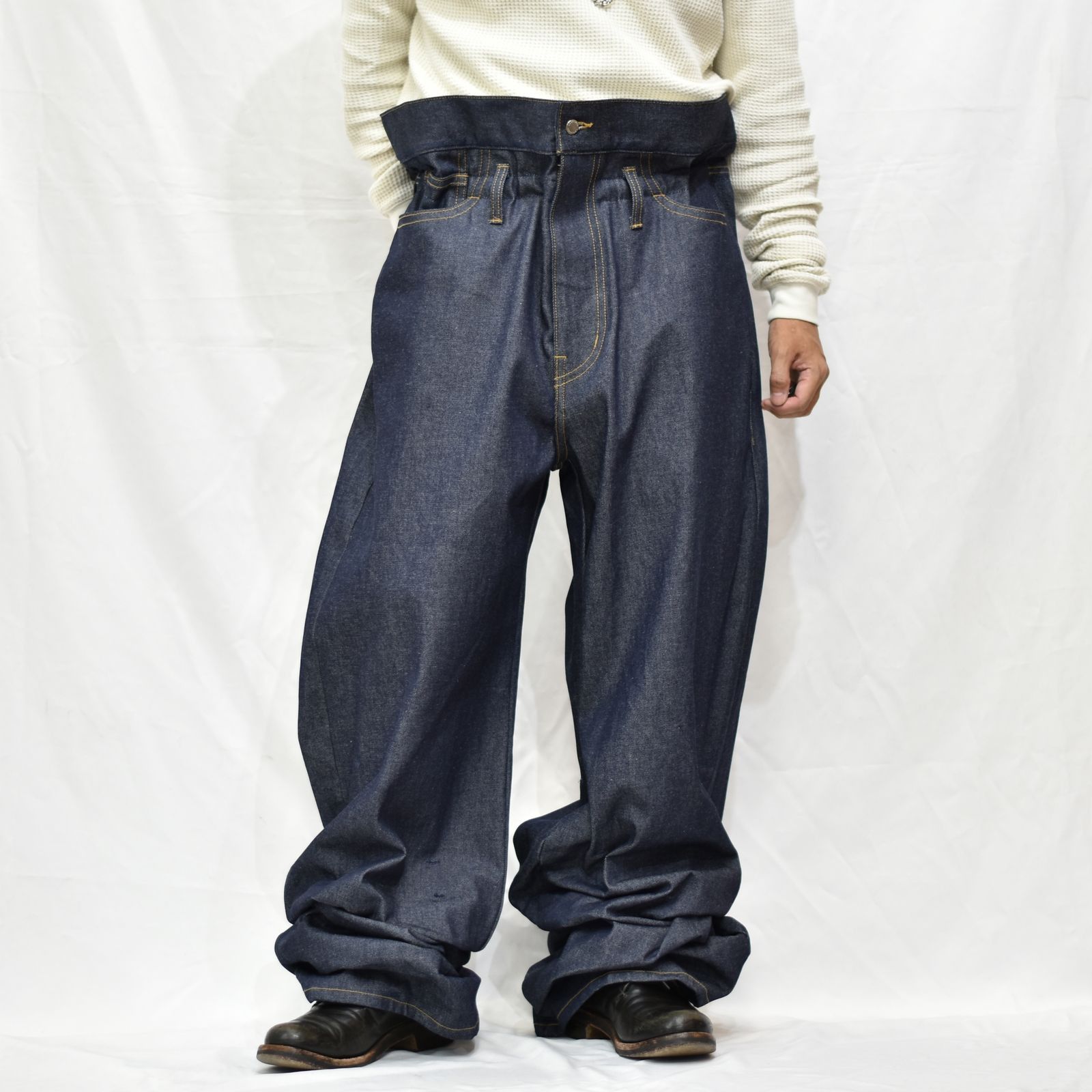 Facetasm Facetasm Super Big Denim Pants | Grailed