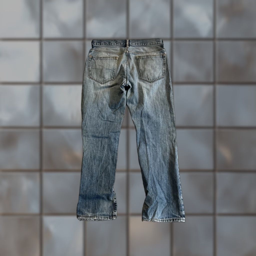 Gap VINTAGE Gap Jeans Straight Denim 32x29 Men Blue 00’s Y2K Thrashed Distressed HTF Mens Size US 32 / EU 48 - 1 Thumbnail