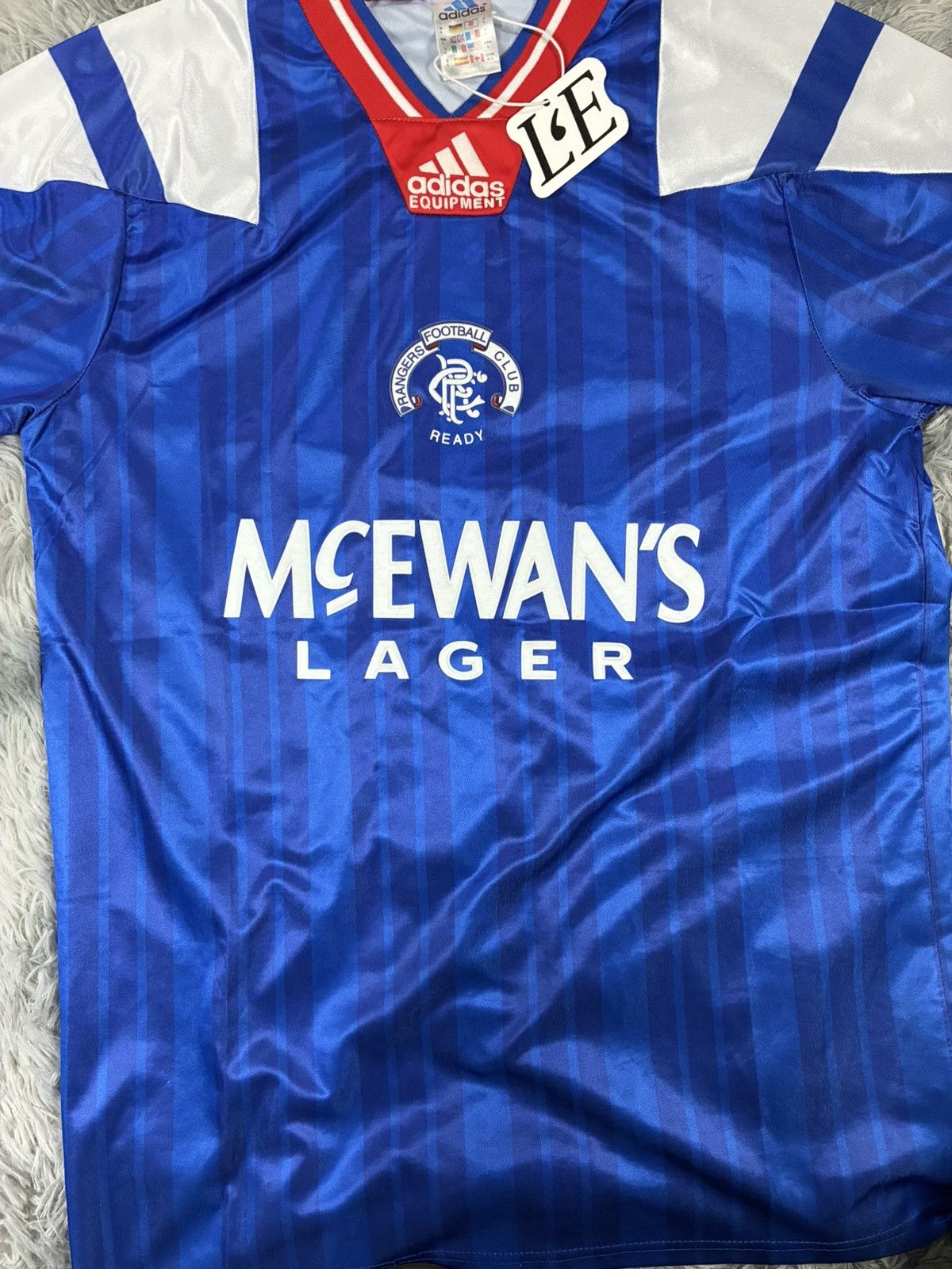 Adidas Adidas Glasgow Rangers 1995/1996 Football Jersey Size M Size US M / EU 48-50 / 2 - 5 Thumbnail