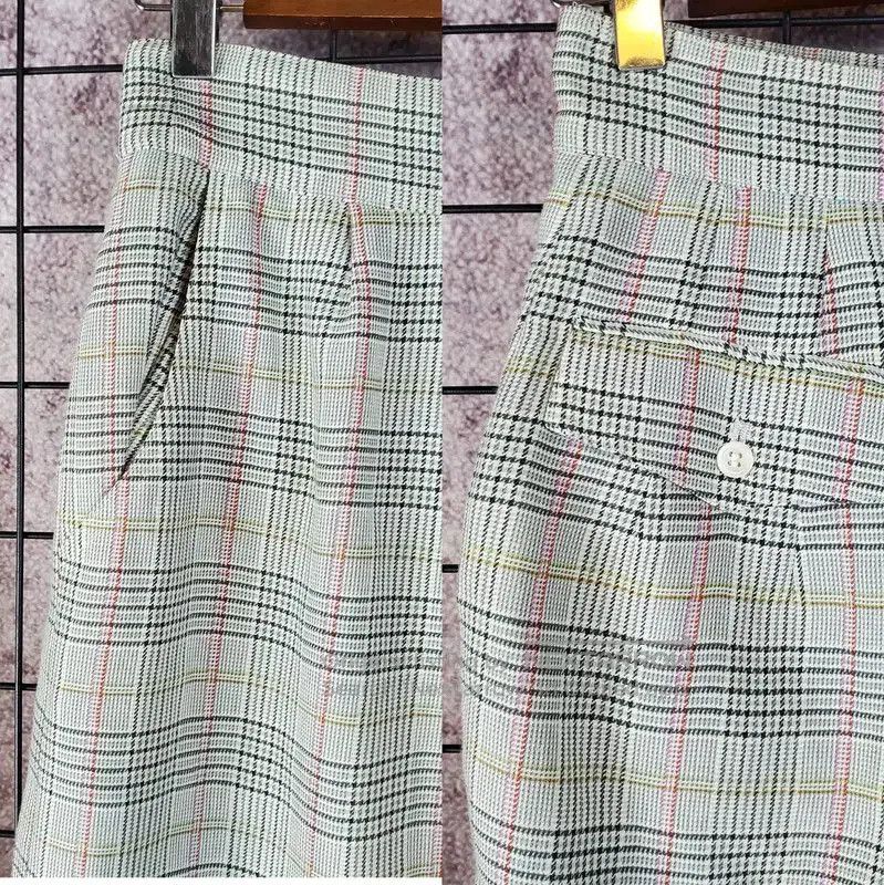 Dior Dior Green Plaid Wool Blend Skirt . Size 23" - 3 Thumbnail