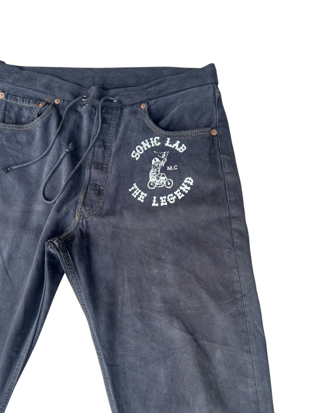 Sonic Lab Sonic Lab Japan X Levi’s 501 Reconstructed Denim Jeans Size US 30 / EU 46 - 11 Thumbnail