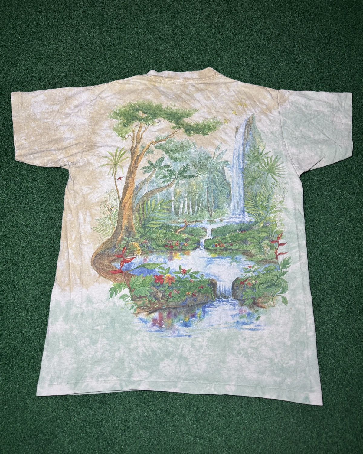 Liquid Blue × Vintage Vintage 90s Liquid Blue Rainforest Preservation AOP T Shirt Size US L / EU 52-54 / 3 - 5 Thumbnail