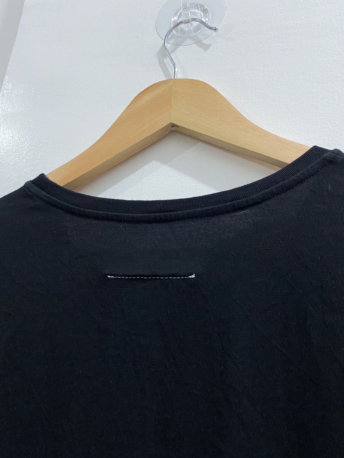 Maison Margiela MAISON MARGIELA BLACK SATIN SPLICED SHIRT Size S / US 4 / IT 40 - 7 Thumbnail