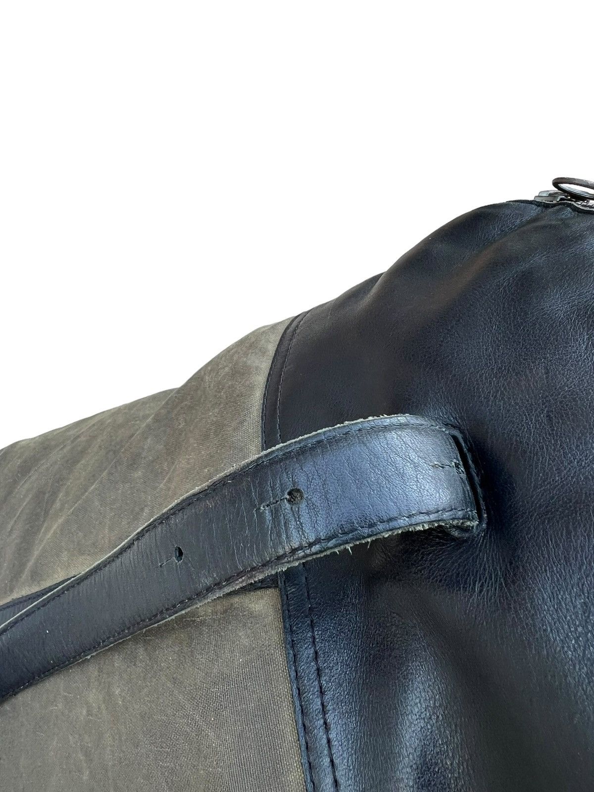 Billykirk Vintage Billykirk Handmade Distress Waxed Canvas Leather Bag Size ONE SIZE - 15 Thumbnail