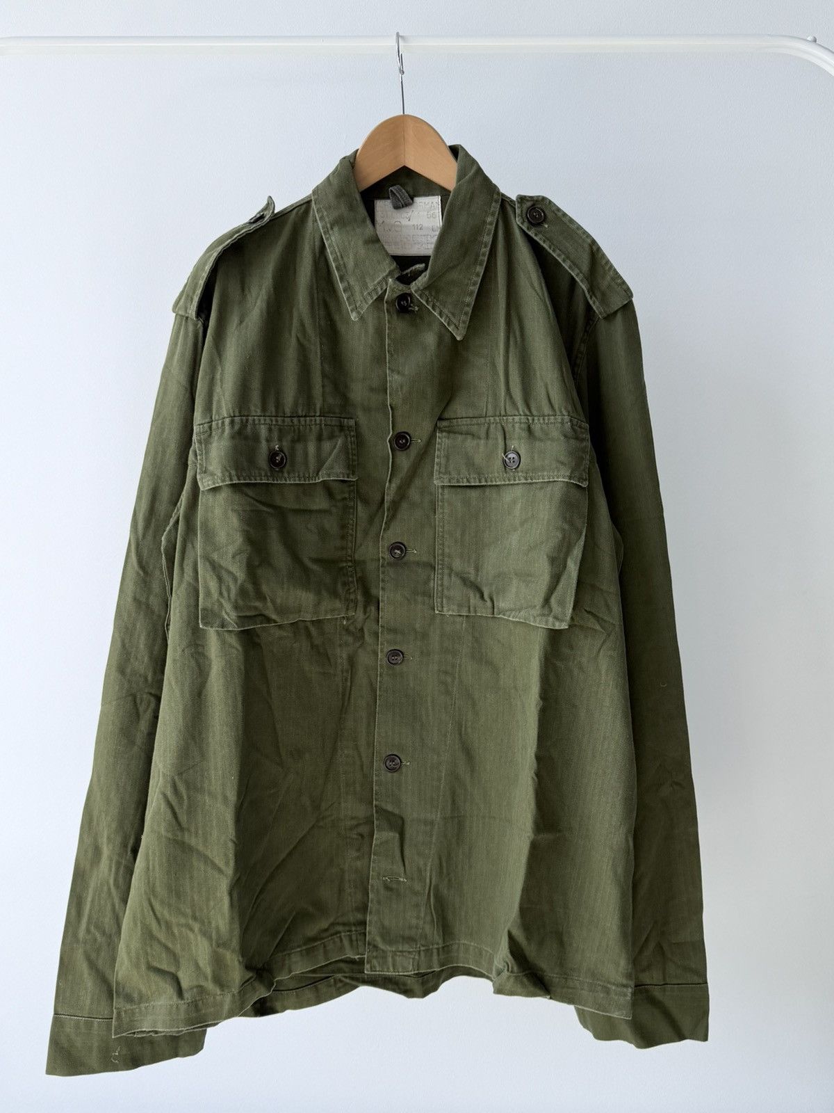 Vintage Vintage 1956 German Military Workwear Chore Jacket Size US XL / EU 56 / 4 - 1 Thumbnail