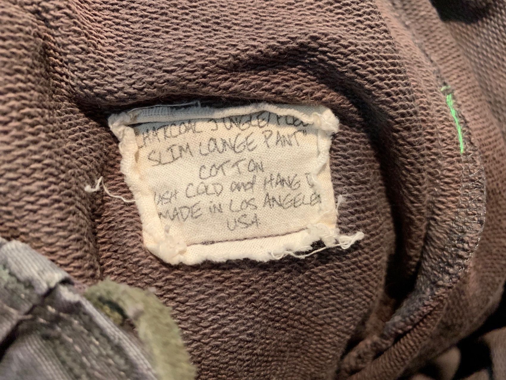 Greg Lauren Pant 50/50 Army Terry Size US 36 / EU 52 - 6 Thumbnail