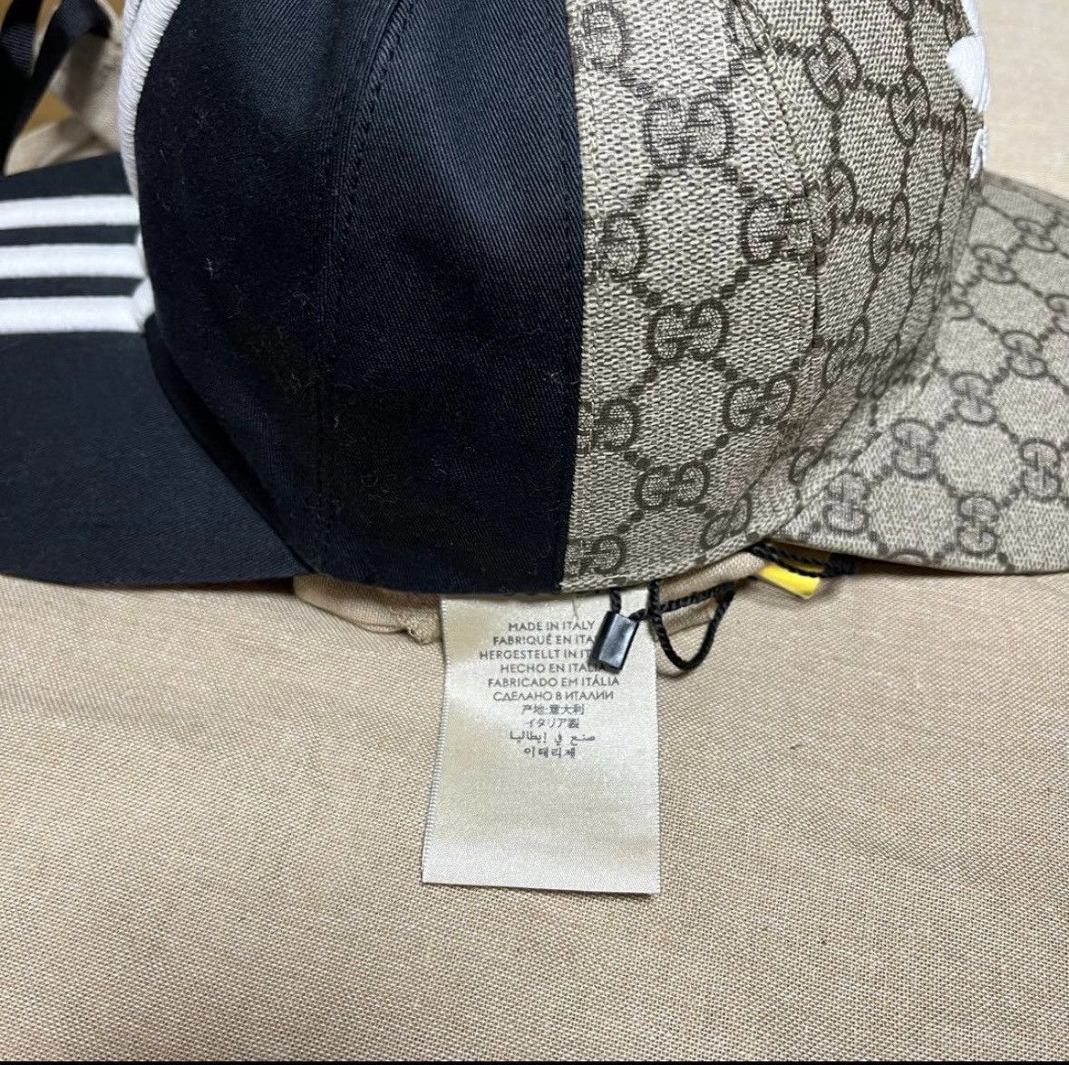 Adidas × Gucci GUCCI ADIDAS CAP double side size L NEW Size ONE SIZE - 5 Thumbnail