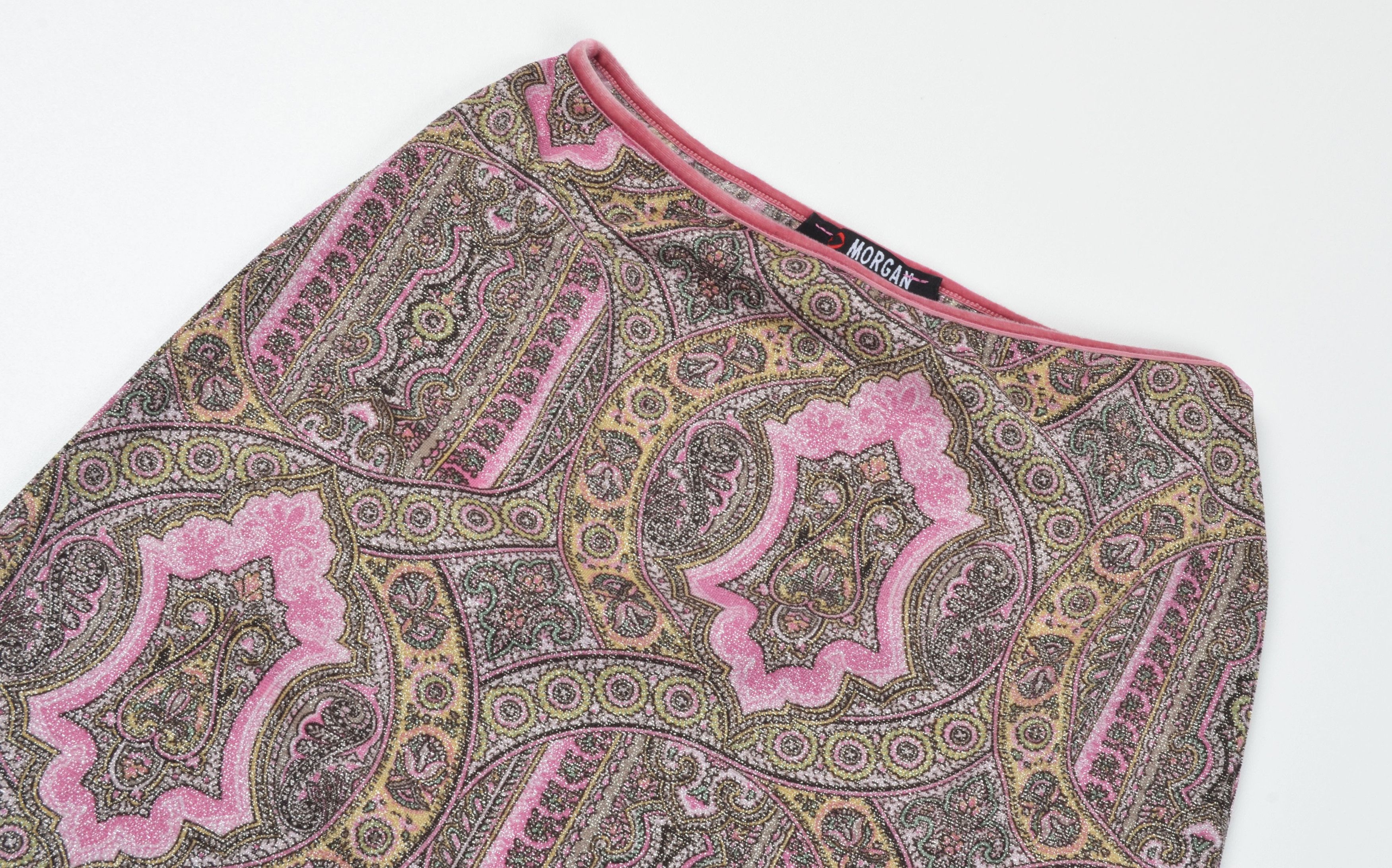 Morgan De Toi Vintage Morgan de Toi Y2K Mesh Sparkle Midi Skirt Size 22" - 5 Thumbnail