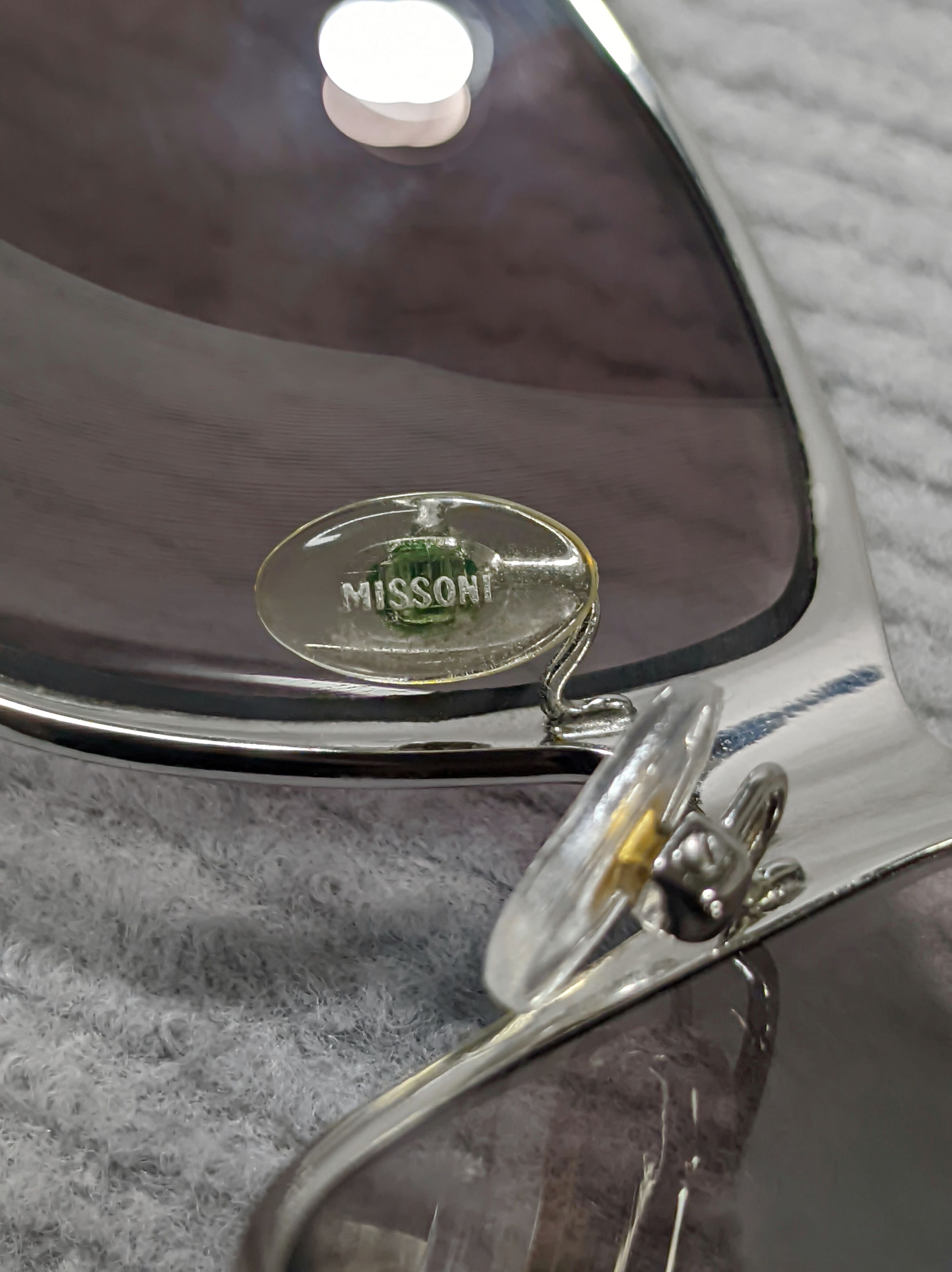 Missoni Missoni Sunglasses Big Logo Y2k Size ONE SIZE - 4 Thumbnail